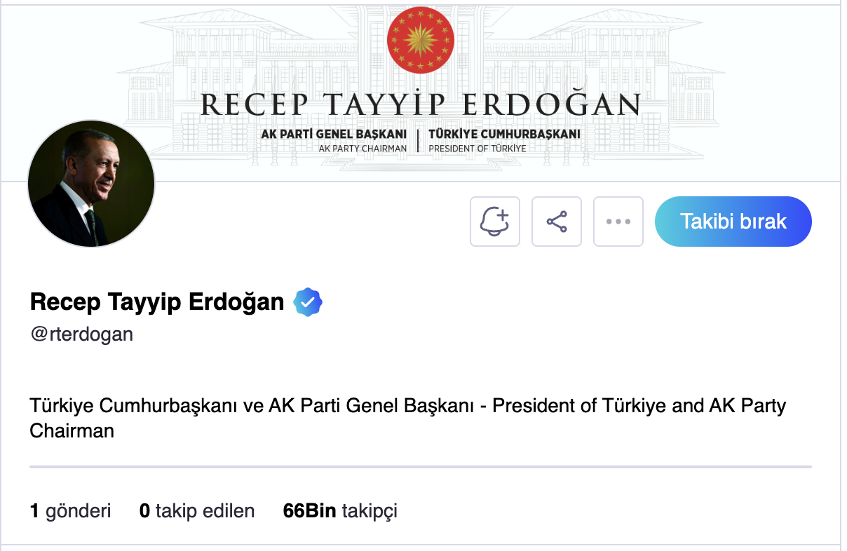 Cumhurbaşkanı Next Sosyal'de